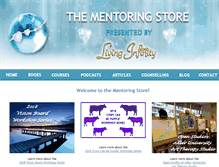 Tablet Screenshot of mentoringstore.ca